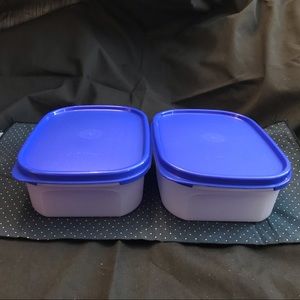 Tupperware Modular Mates 2 Rectangular Containers